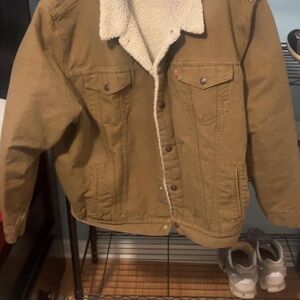 Levi's Sherpa Lined Jacket - Brown
